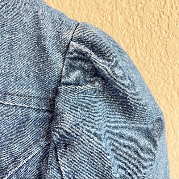 Cropped vintage jean jacket - Picture 5 of 6